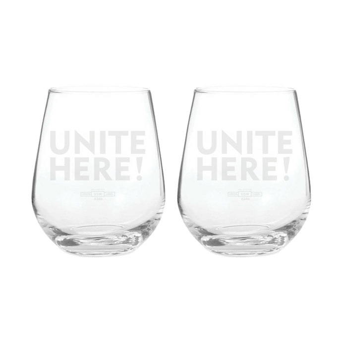 Stemless Wine Glass Set Of 2